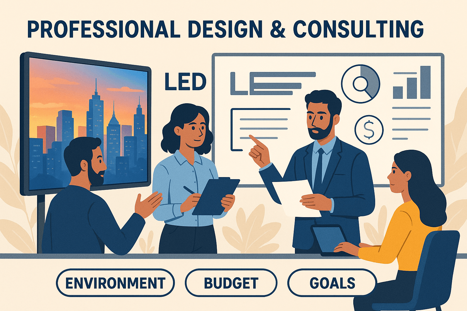 خدمات شاشات LED