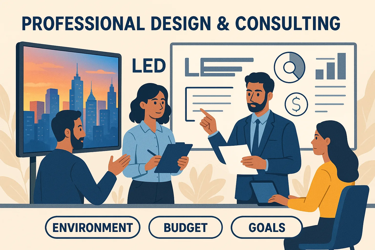خدمات شاشات LED