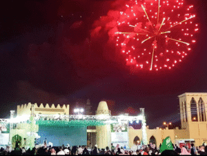 حلول تقنية متطورة من المتطورة الخليجية في احتفال اليوم الوطني السعودي 90 بمحافظة الجبيل