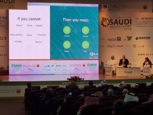 المؤتمر السعودي الأخضر أحد المشاريع المحورية التي تنفذها شركة المتطورة الخليجية الصناعية